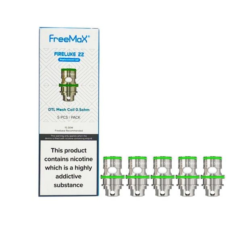 FreeMax Fireluke 22 Replacement Mesh Coils MTL 1.5...
