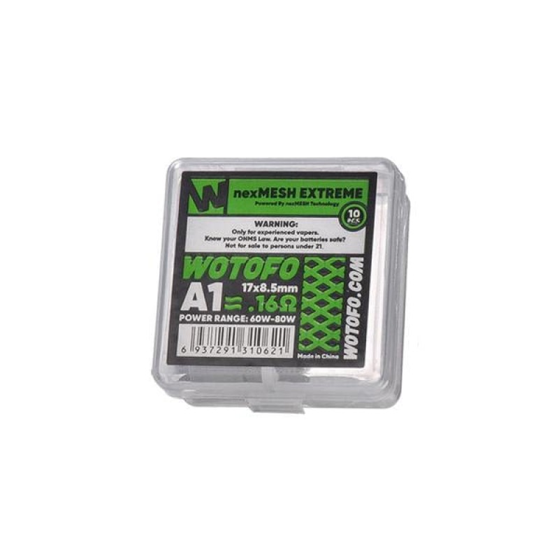 Wotofo NexMesh Mesh Strips 0.16ohms/ 0.15ohms/0.13...