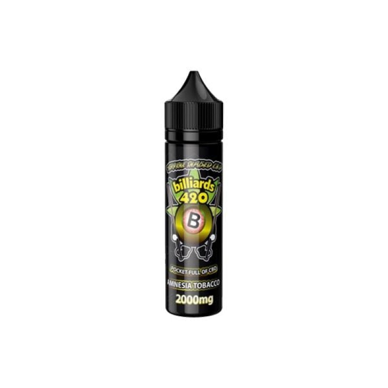 Billiards 420 Terpene Infused 50ml E-Liquid 2000mg...