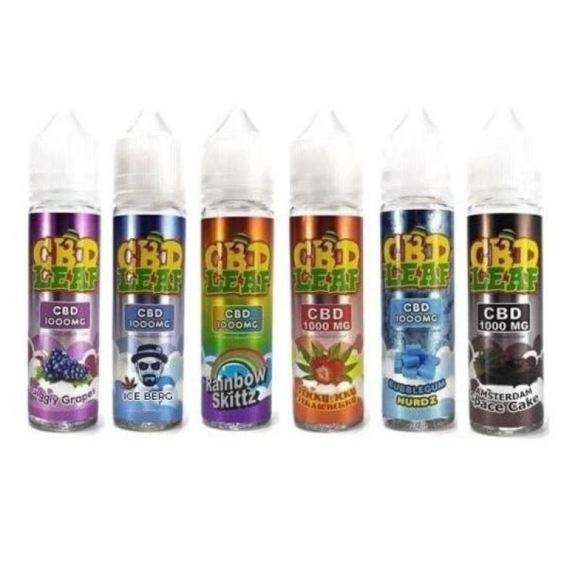 CBD Leaf 1000mg 50ml Shortfill E-Liquid (70VG/30PG...