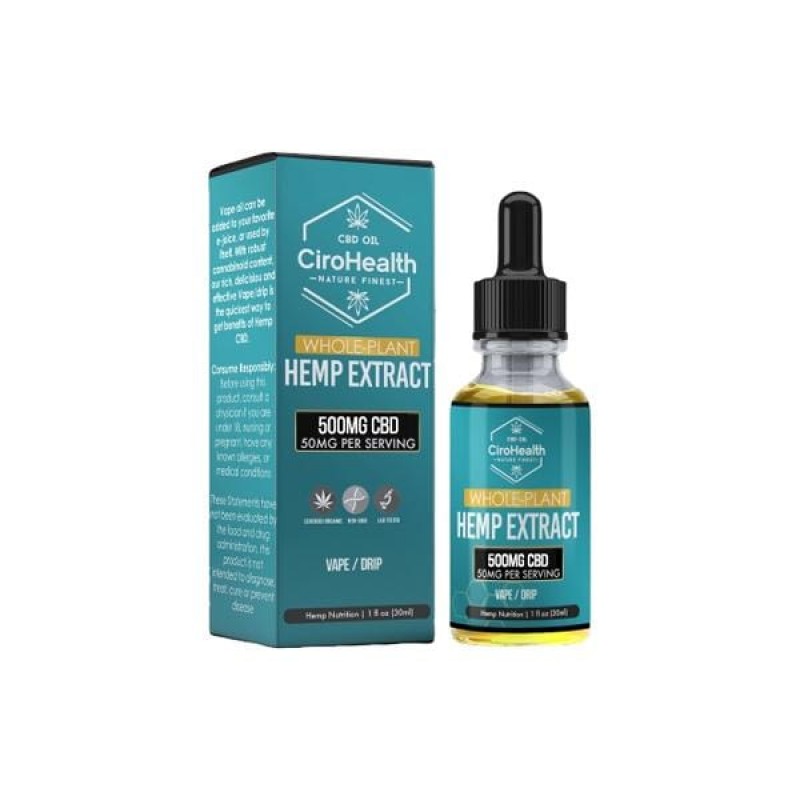 Ciro Health Full Spectrum 500mg CBD Vape – O...