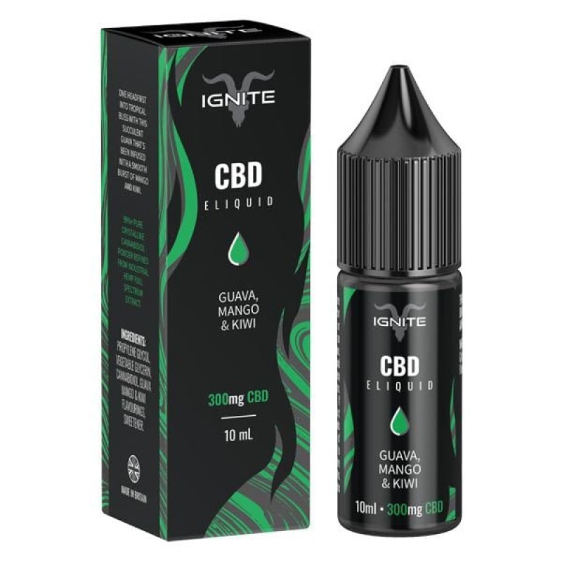 Ignite CBD 300mg CBD Vaping Liquid 10ml (70PG/30VG...