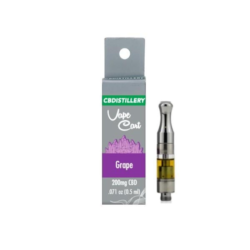 CBDistillery 200mg CBD Vape Cartridge – Grap...