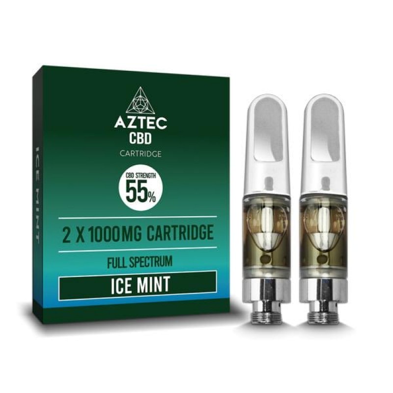 Aztec CBD 2 x 1000mg Cartridge Kit – 1ml