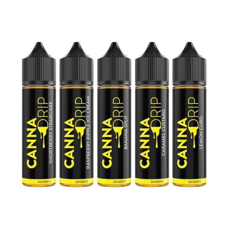 Canna Drip 1000mg CBD Desserts 50ml Shorfill 0mg (...