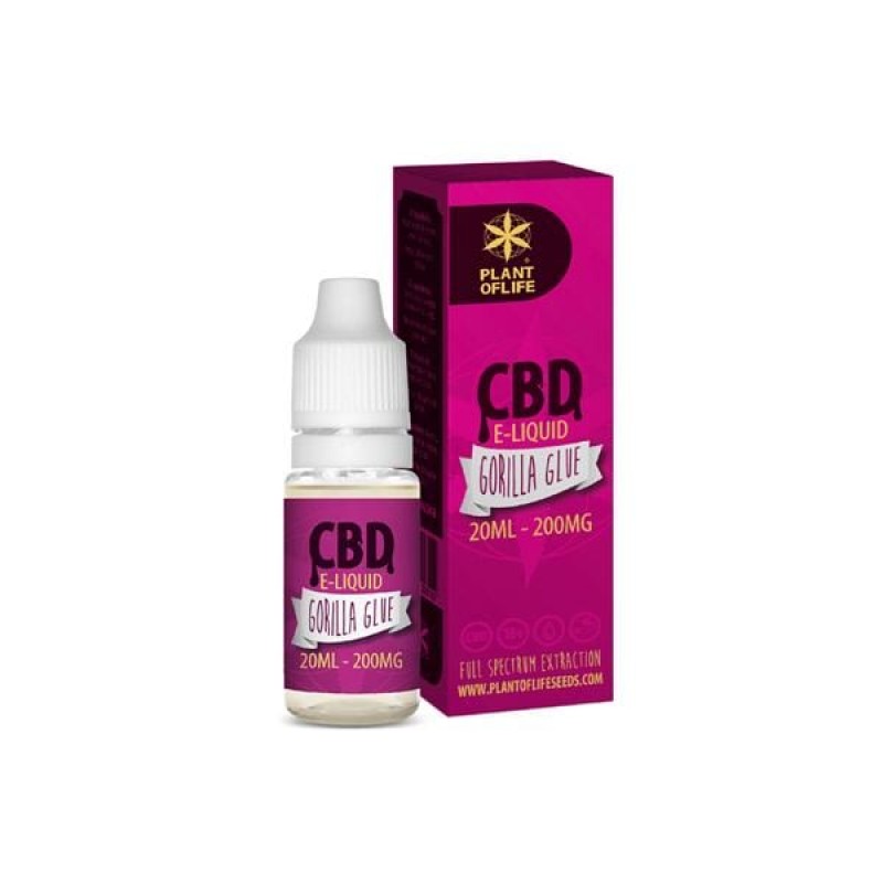 Plant Of Life 200mg CBD Vaping Liquid 20ml (50PG/5...