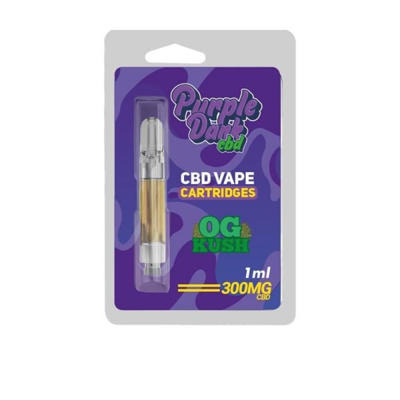 Purple Dabz CBD Vape Cartridges 300 & 600 MG &...