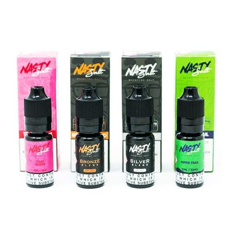 Nasty Salt 10mg 10ML Flavoured Nic Salt (50VG/50PG...