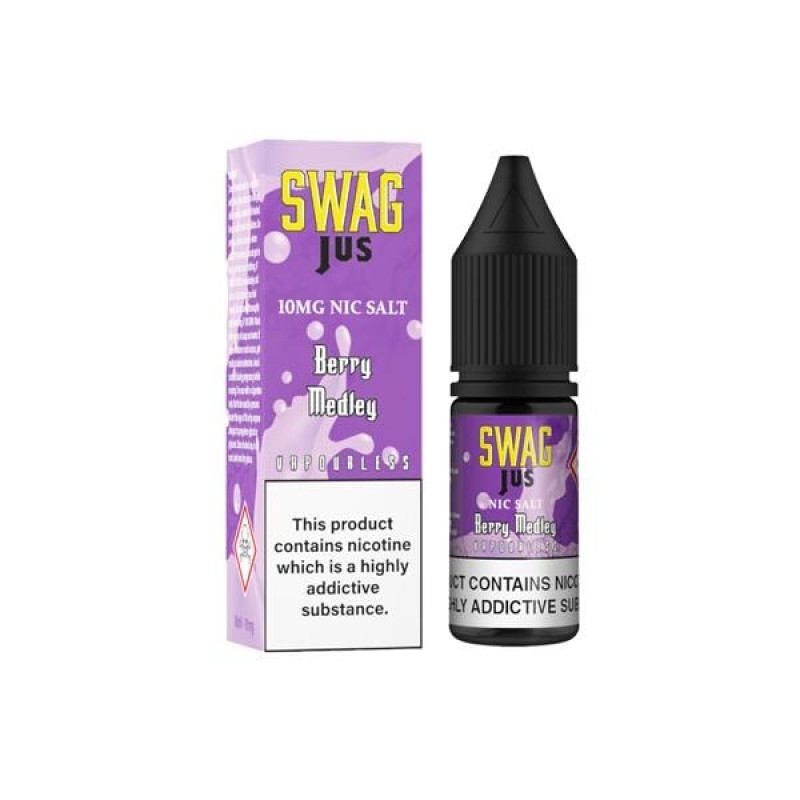 20mg Swag Jus 10ml Vapourless Nic Salts (50VG/50PG...