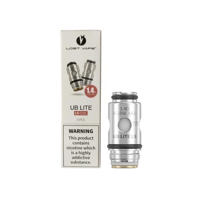 Lost Vape UB Lite Mesh Coils L5 1.4Ω  / L6 1.0Ω