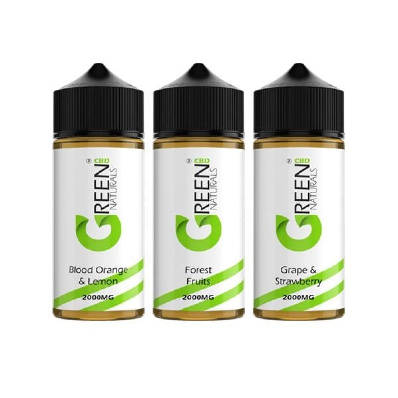 Green Naturals 2000mg CBD Vaping Liquid 100ml (50P...