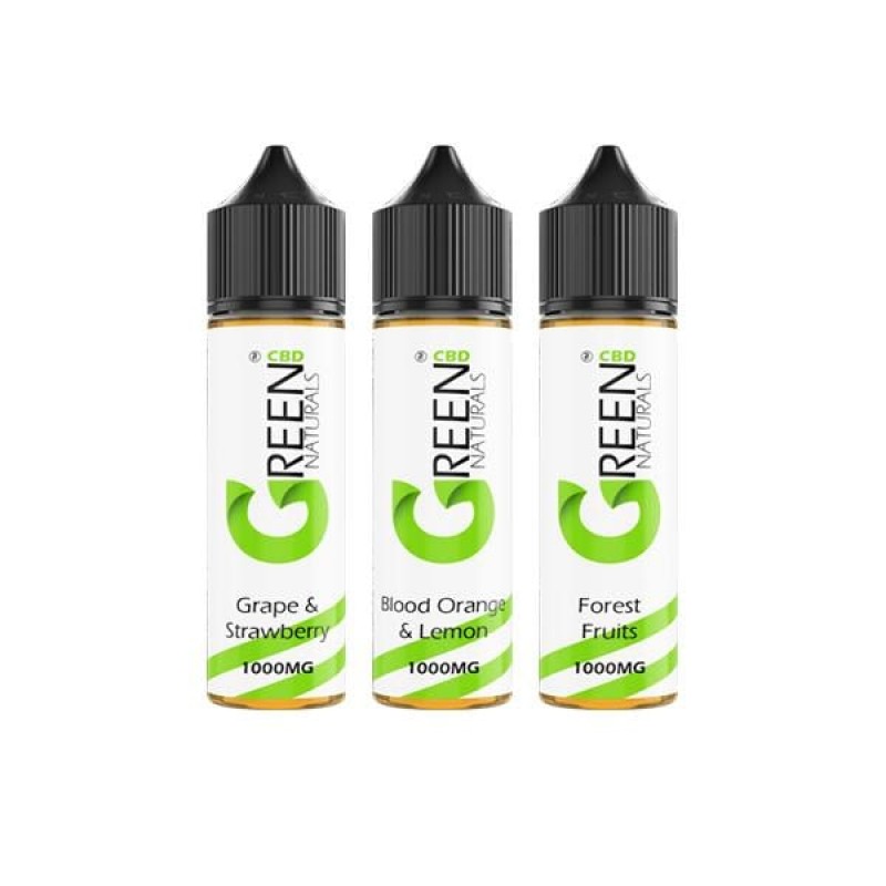 Green Naturals 1000mg CBD Vaping Liquid 50ml (50PG...