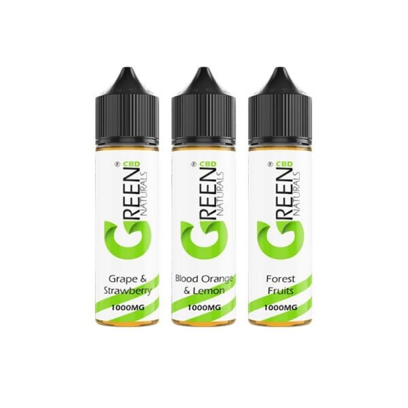 Green Naturals 1000mg CBD Vaping Liquid 50ml (50PG...