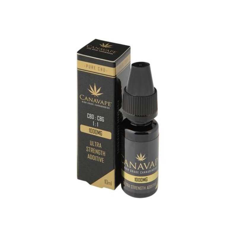 Canavape 1000mg CBG+CBD Additive – 10ml